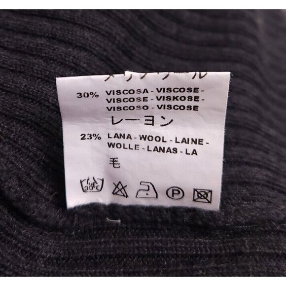 M by Missoni Ribbed Knit Long Sleeve Sweater 46 US 10 Womens Gray Multi $950 - Picture 11 of 11